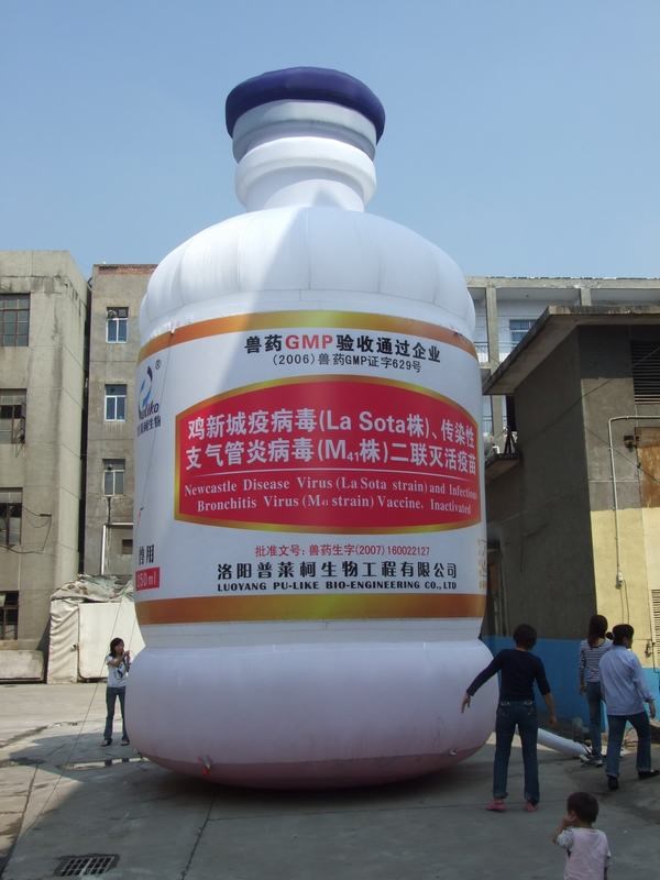 峡江充气瓶子气模