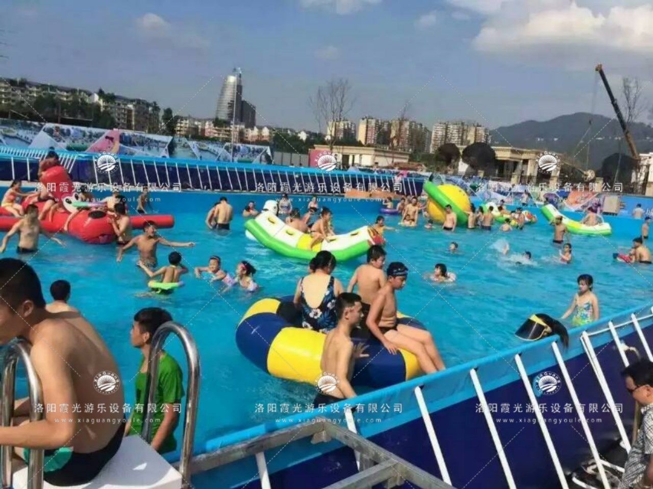 峡江大型支架游泳池